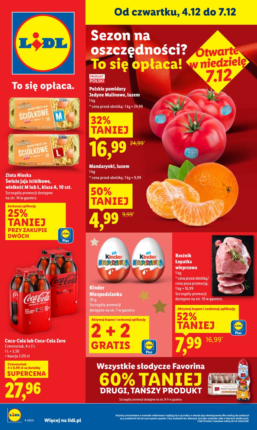 Okładka gazetki promocyjnej: Lidl