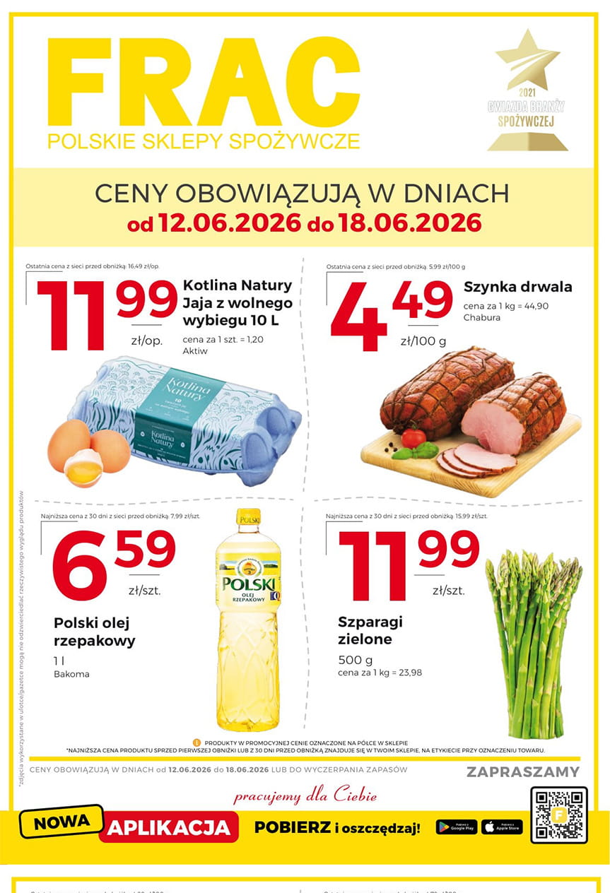 Strona 1 gazetki Frac z produktem Owoce i warzywa
