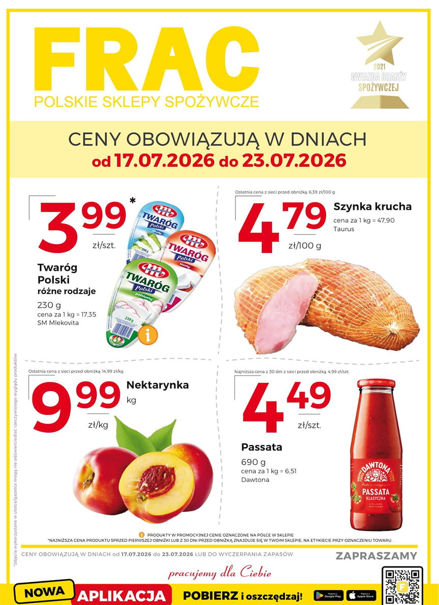 Okładka gazetki promocyjnej: Frac