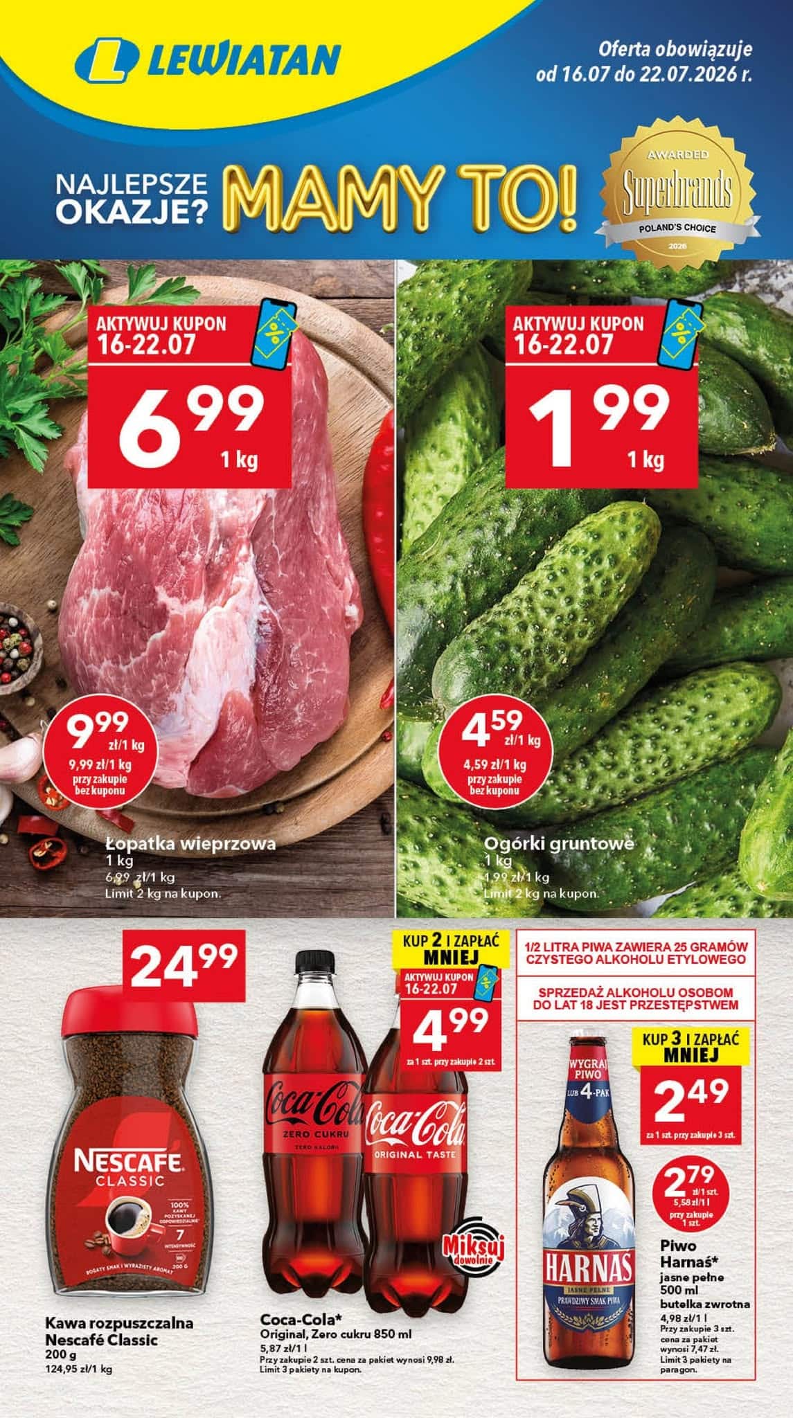 Okładka gazetki promocyjnej: Lewiatan