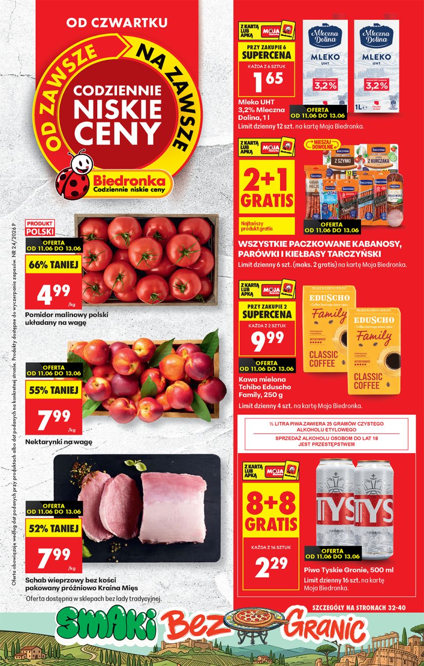 Strona 1 gazetki promocyjnej: Biedronka - Okazje tygodnia