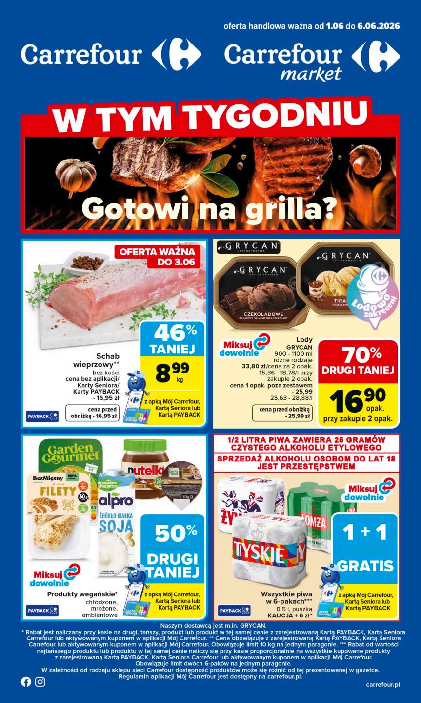 Okładka gazetki promocyjnej: Carrefour Market