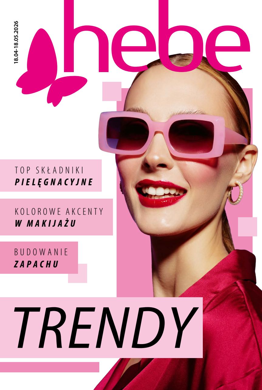 Okładka zakończonej gazetki promocyjnej: Hebe - Katalog
