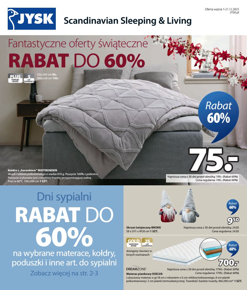 Okładka gazetki promocyjnej: Jysk