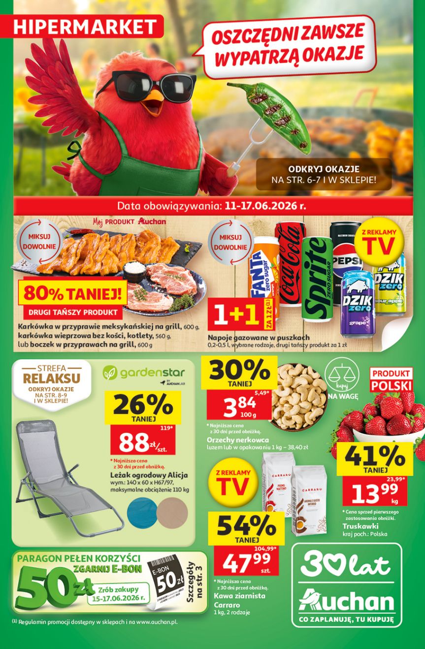 Strona 1 gazetki promocyjnej: Auchan Rzeszów Krasne