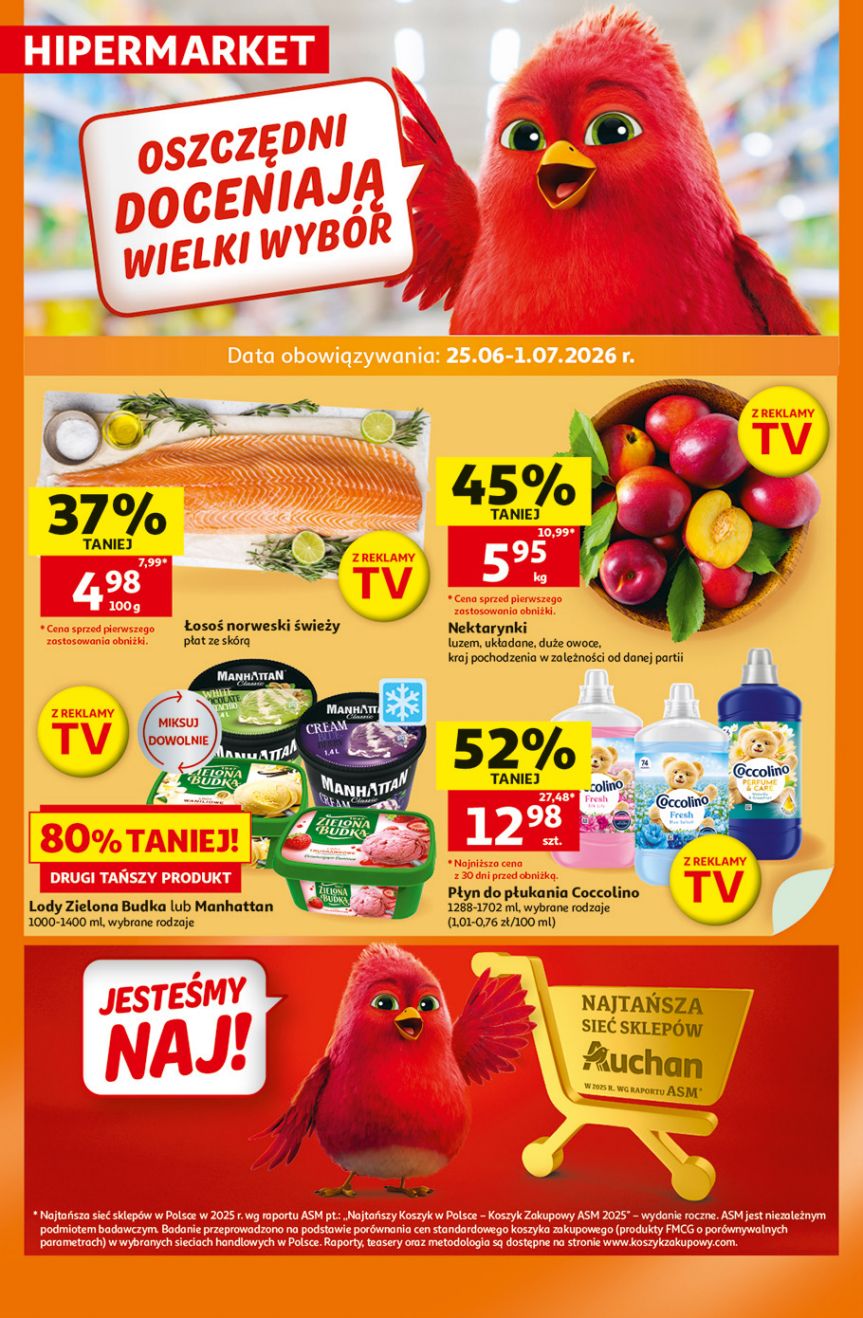Strona 1 gazetki Auchan Rzeszów Krasne z produktem Mięso i wędliny