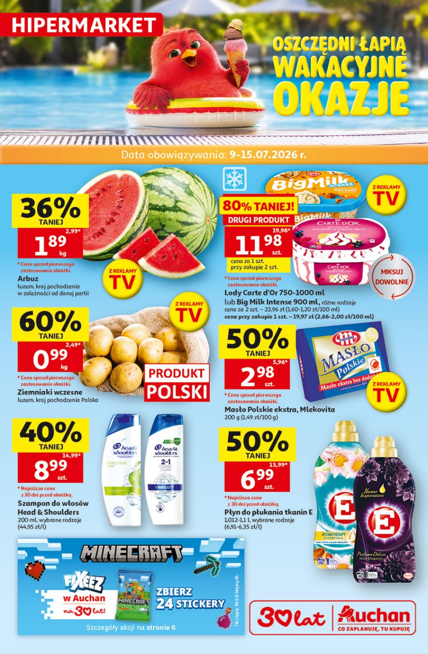 Okładka gazetki promocyjnej: Auchan Rzeszów Krasne