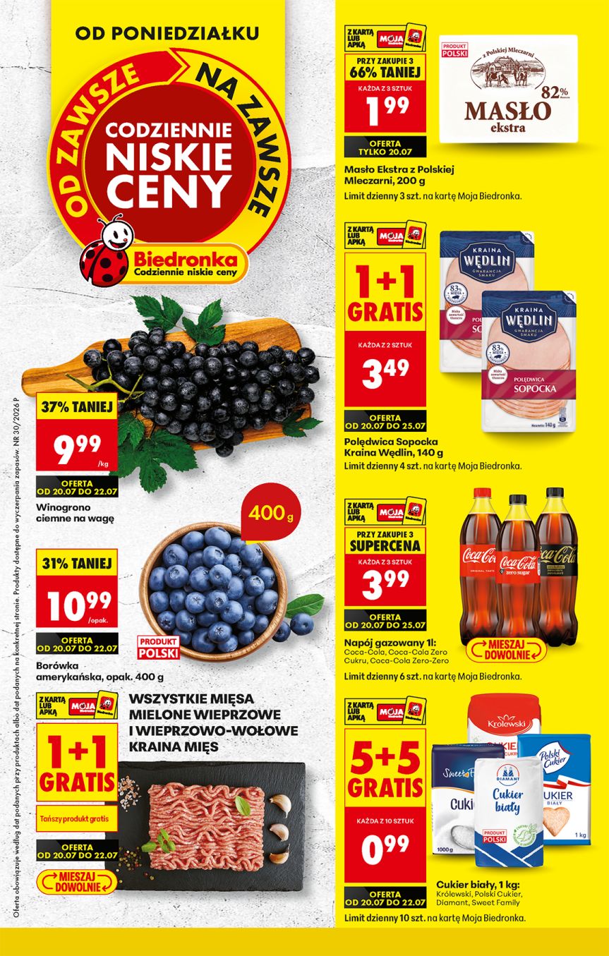 Okładka gazetki promocyjnej: Biedronka - Okazje tygodnia