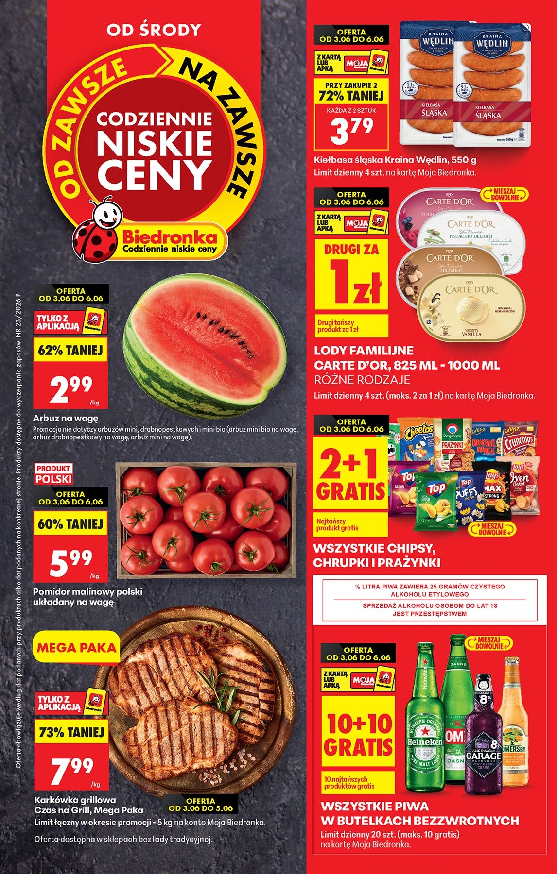Okładka gazetki promocyjnej: Biedronka - Okazje tygodnia