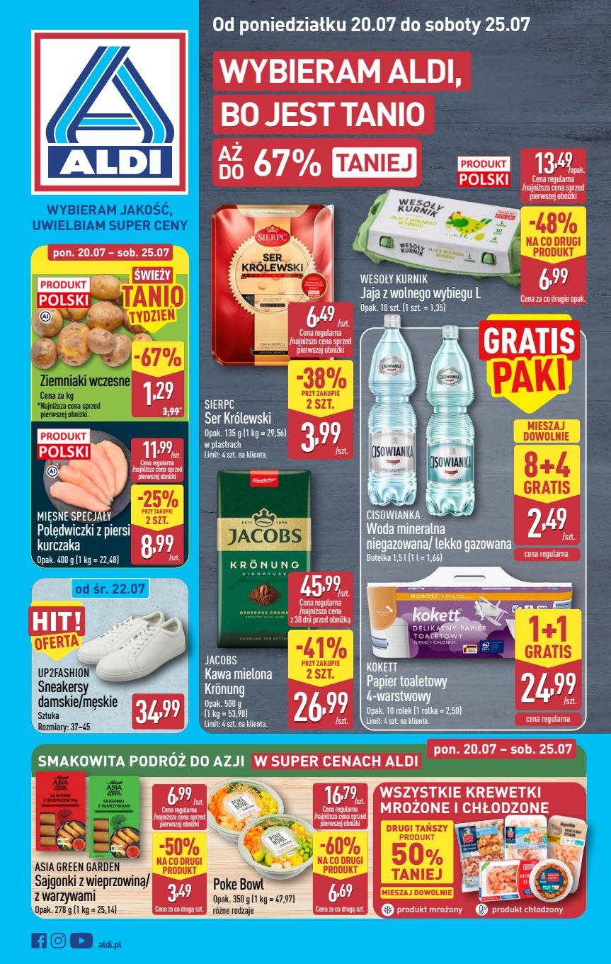 Okładka gazetki promocyjnej: Aldi
