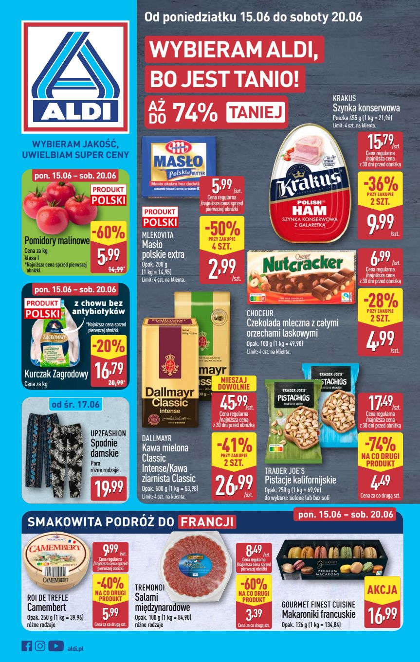 Okładka gazetki promocyjnej: Aldi