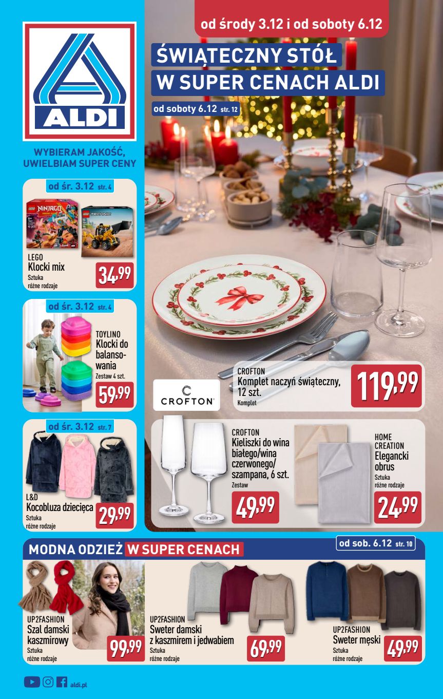 Okładka gazetki promocyjnej: Aldi Rzeszów katalog