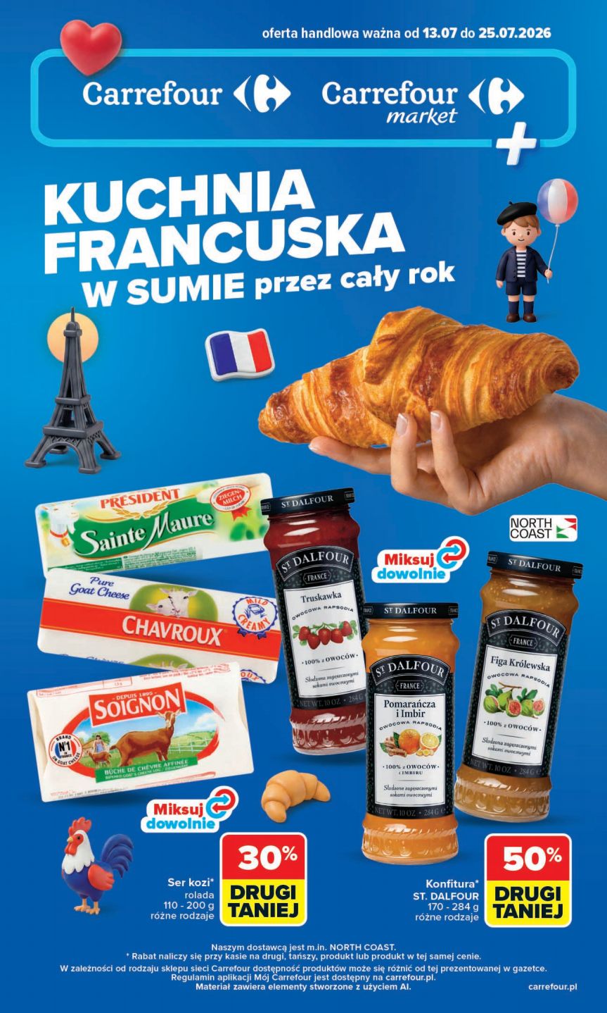 Okładka gazetki promocyjnej: Carrefour