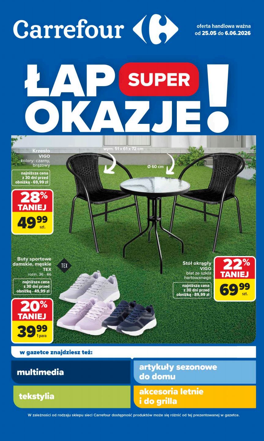 Okładka gazetki promocyjnej: Carrefour
