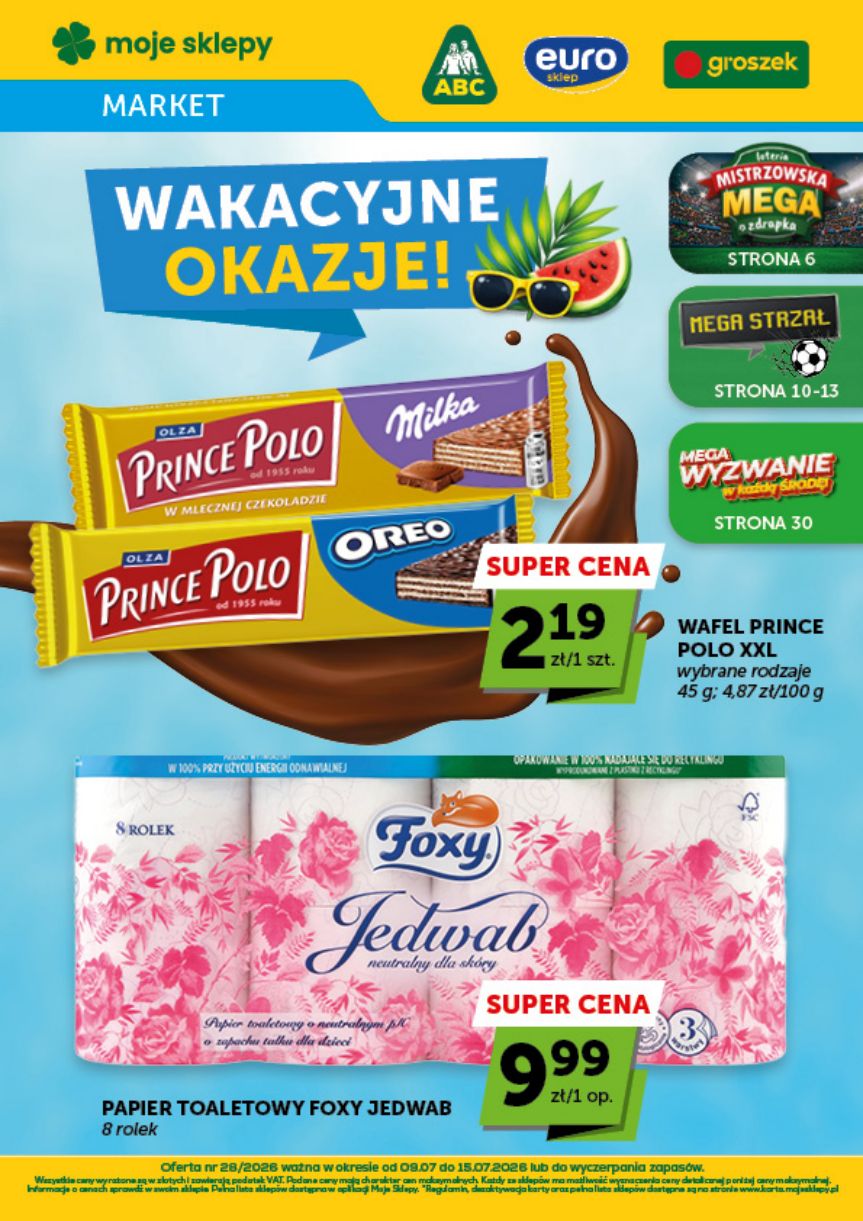 Okładka gazetki promocyjnej: Groszek