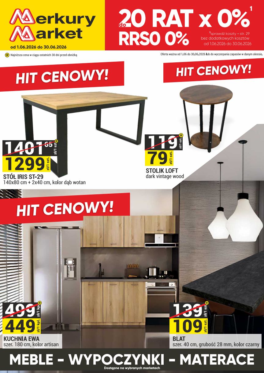 Okładka gazetki promocyjnej: Merkury Market