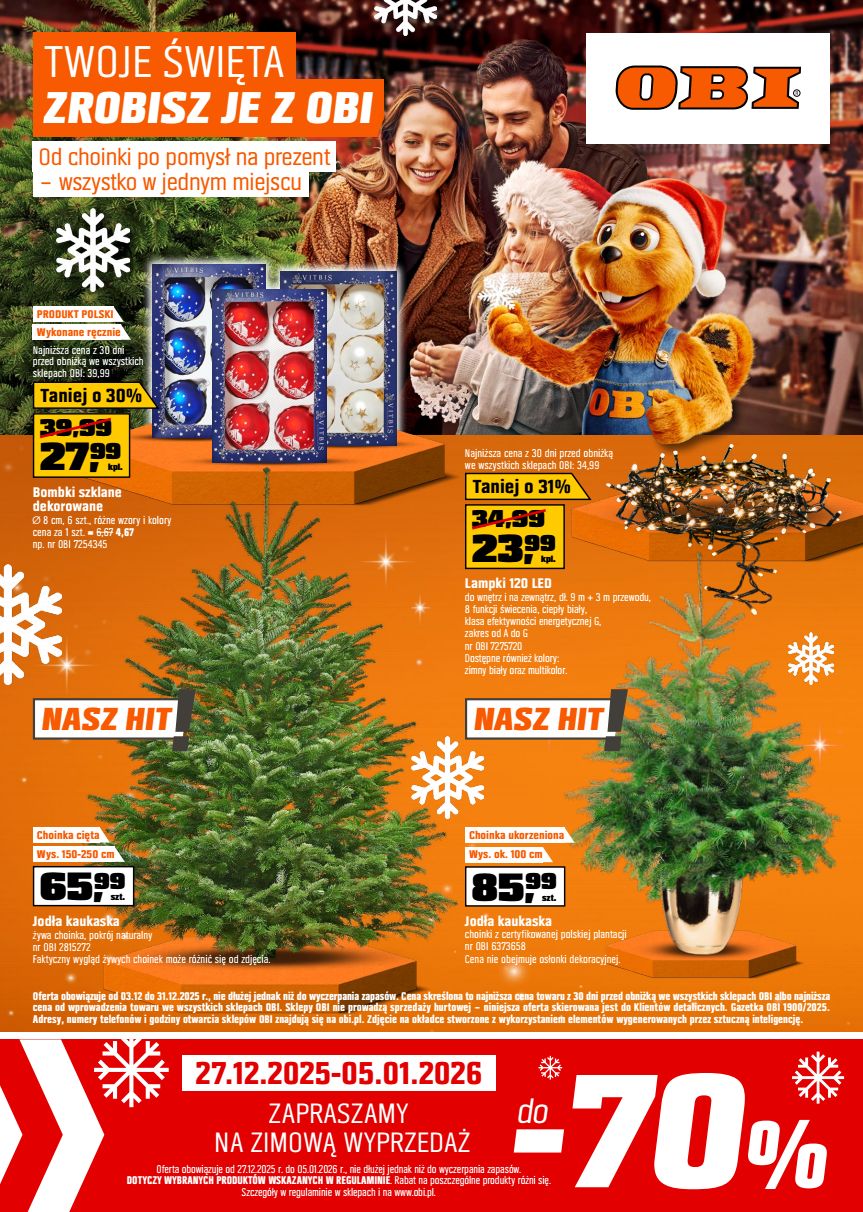 Okładka gazetki promocyjnej: OBI