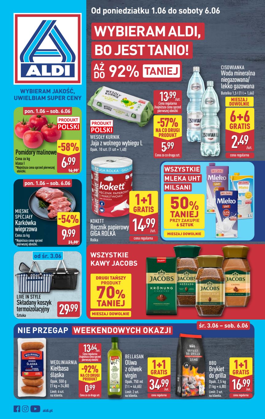 Okładka gazetki promocyjnej: Aldi