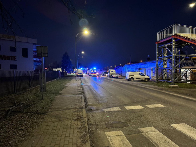 Zablokowana ulica Pużaka