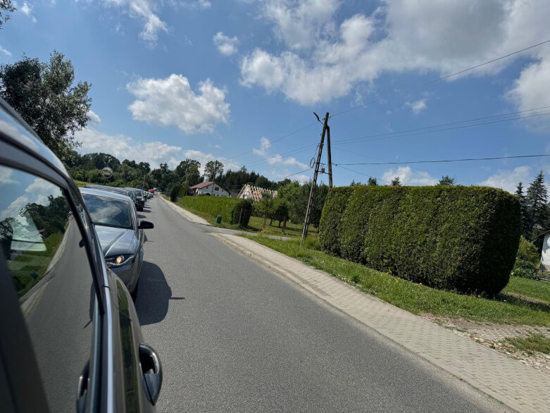 Zamknięta Chopina, ogromne korki
